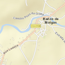 Baños de Molgas Street Map