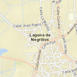 Laguna de Negrillos Street Map