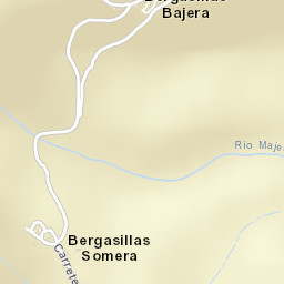 Bergasillas Bajera Street Map