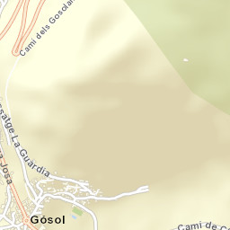 Gósol Street Map