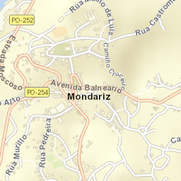 Mondariz Street Map