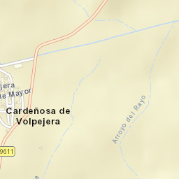 Cardeñosa de Volpejera Street Map