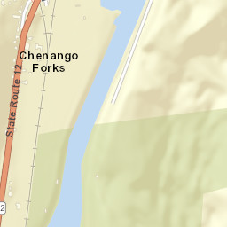 Chenango Forks New York Street Map