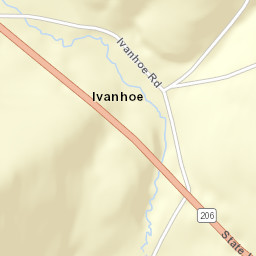 Ivanhoe New York Street Map
