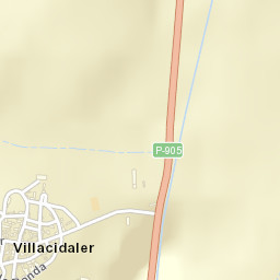 Villacidaler Street Map