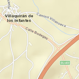 Villaquirán de los Infantes Street Map