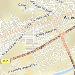 Arnedo Street Map