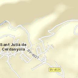 Sant Julià de Cerdanyola Street Map