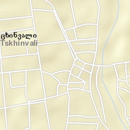 Ts’khinvali Street Map