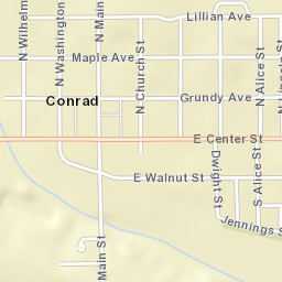123 North Main Street, Conrad, IA 50621 Street Map