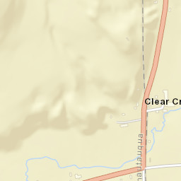 Clear Creek New York Street Map