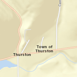 Thurston New York Street Map