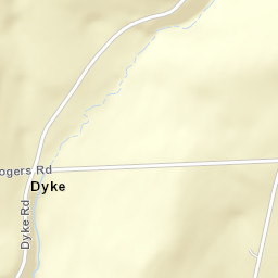 Dyke New York Street Map