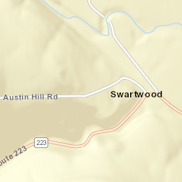 Swartwood New York Street Map