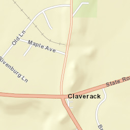 Claverack New York Street Map