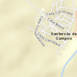 Santervás de Campos Street Map