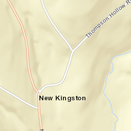 New Kingston New York Street Map