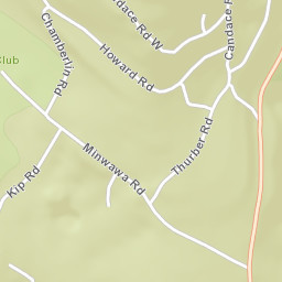 Onteora Park New York Street Map