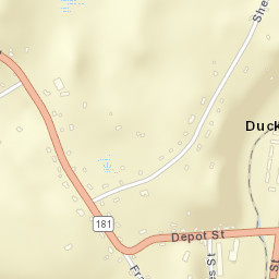 Bondsville Street Map