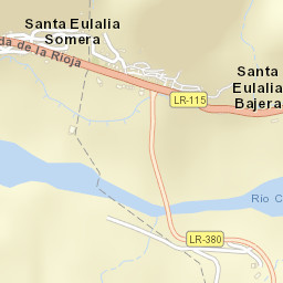 Santa Eulalia Bajera Street Map