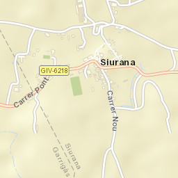 Siurana Street Map