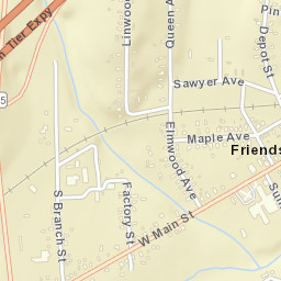 Friendship New York Street Map