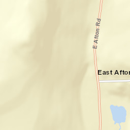 East Afton New York Street Map