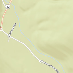 West Kill New York Street Map