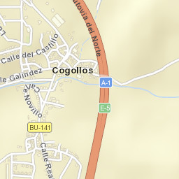 Cogollos Street Map