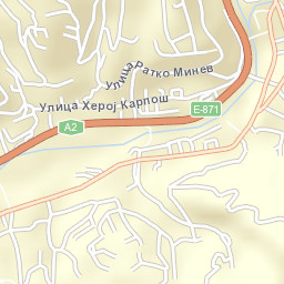 Kriva Palanka Street Map