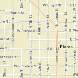 167-199 West Willow Street Pierce NE Street Map