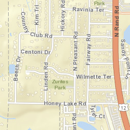 882-898 North Old Rand Road, Lake Zurich Street Map