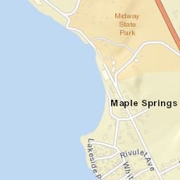 Maple Springs New York Street Map