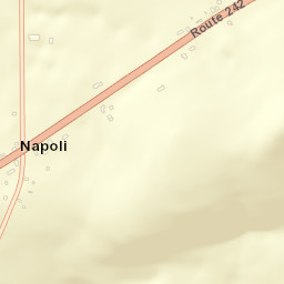 Napoli New York Street Map