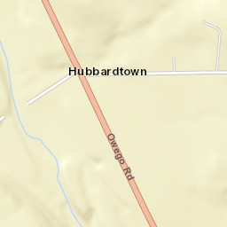 Hubbardtown New York Street Map