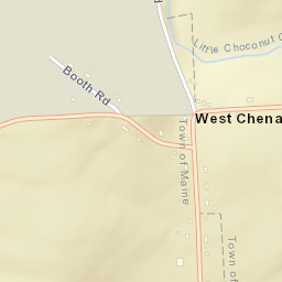 West Chenango New York Street Map