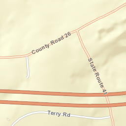 Bettsburg New York Street Map