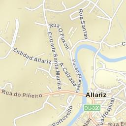 Allariz Street Map