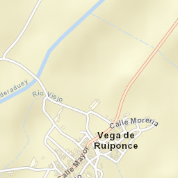 Vega de Ruiponce Street Map