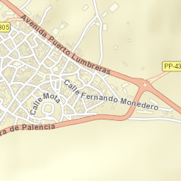 Astudillo Street Map