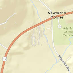 Newmans Corner New York Street Map