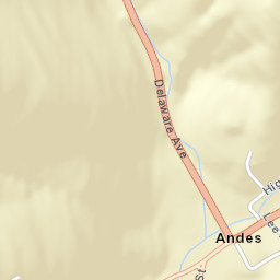 Andes New York Street Map