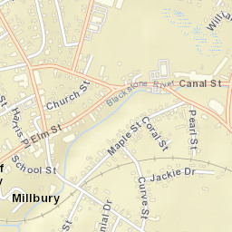 Millbury Street Map