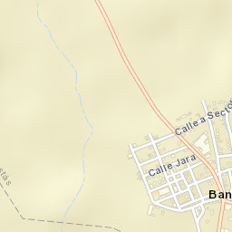 Banastás Street Map