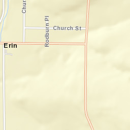 Erin New York Street Map