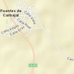 Fuentes de Carbajal Street Map
