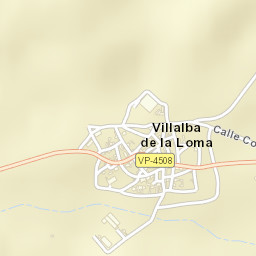 Villalba de la Loma Street Map
