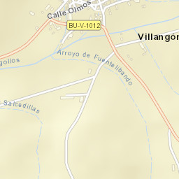 Villangómez Street Map
