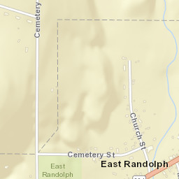 East Randolph New York Street Map