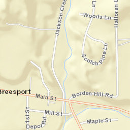 Breesport New York Street Map